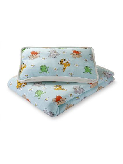 Set polštář a přikrývka dětská, cashmere + bavlna (4)