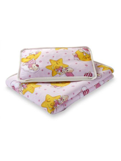 Set polštář a přikrývka dětská, cashmere + bavlna (3)